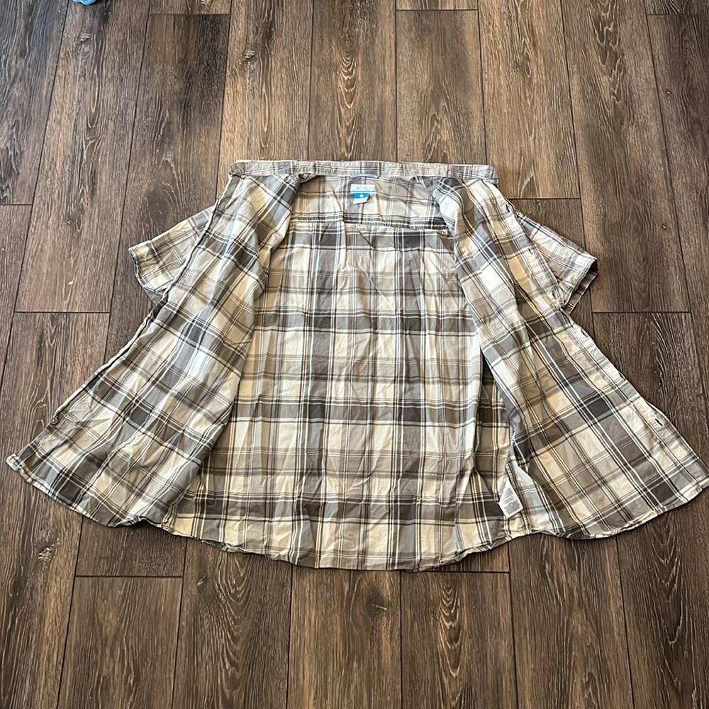 Columbia Plaid Short Sleeve Button Up Shirt Mens Size XXL - Picture 3 of 7